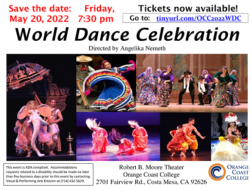 flyer for 2022 World Dance Celebration